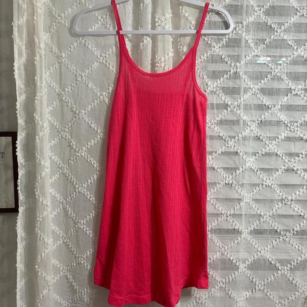Roxy Hot Pink‎ Sheer Mini Dress Size XS